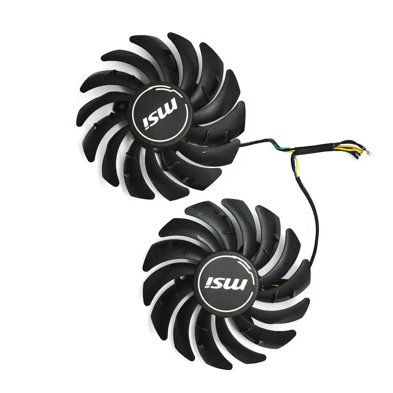 Вентилятор охлаждения PLD09210S12HH GTX 1050 Ti для видеокарты MSI GeForce 1050Ti GAMING 4G GTX1050 hzdo 1