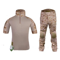 emersongear tactical summer version combat set uniform clothes set shirts pants military combat shooting airsoft aor1 em6917