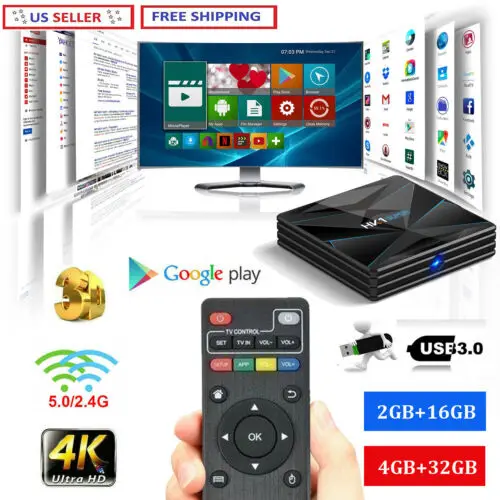 2019 Smart TV Box HK1 Super 4GB+32GB Android 9.0 3D HD S905X2 Quad Core Media Player |