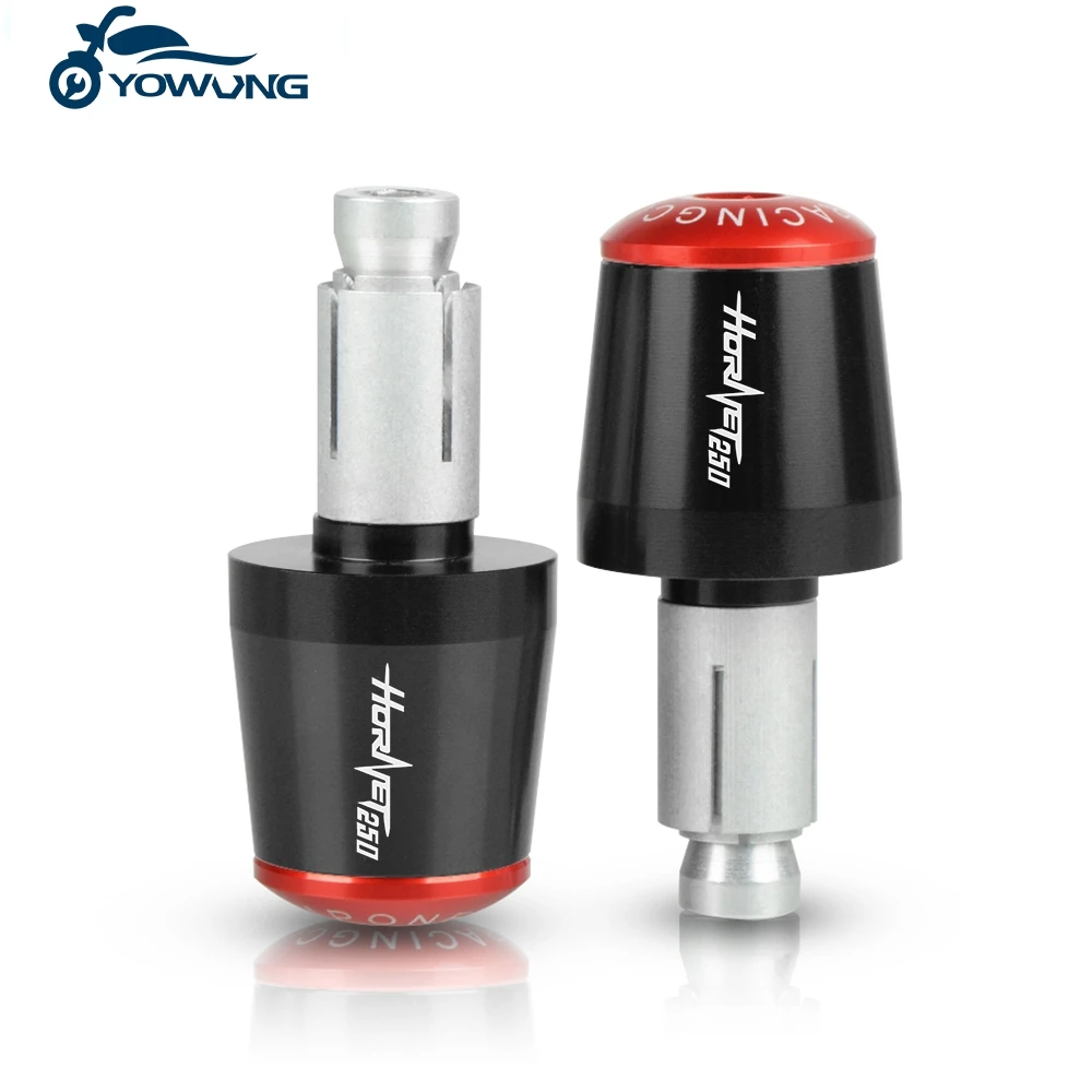 

For Honda CB600F CB599 CB650F Hornet 250 1998-2013 2008 2009 2010 2011 2012 CNC 22MM Handlebar Grips Handle Bar Cap End Plugs