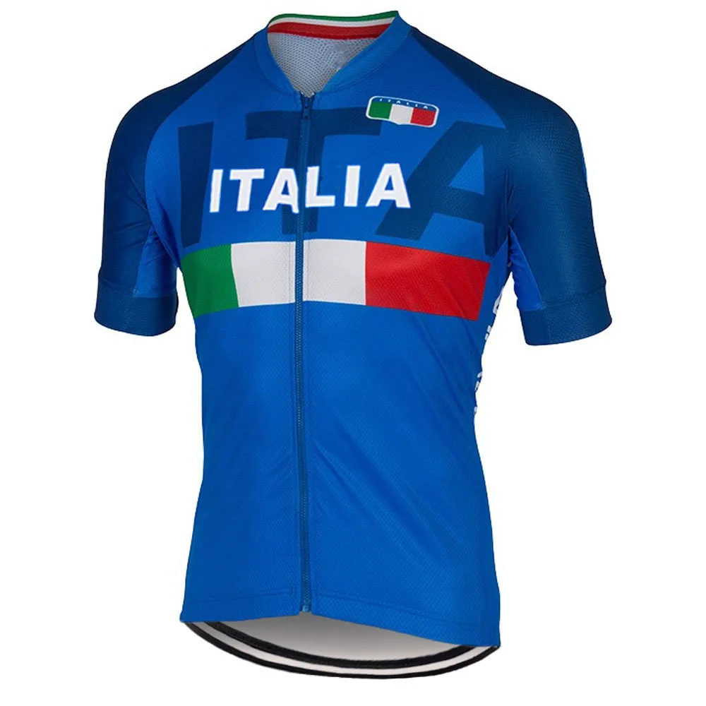 

Men's Italy Cycling Clothing Summer Complete Cycling Jersey Set Road Bike Suit Bicycle Bib Shorts Clothes Sportswear MTB Pants