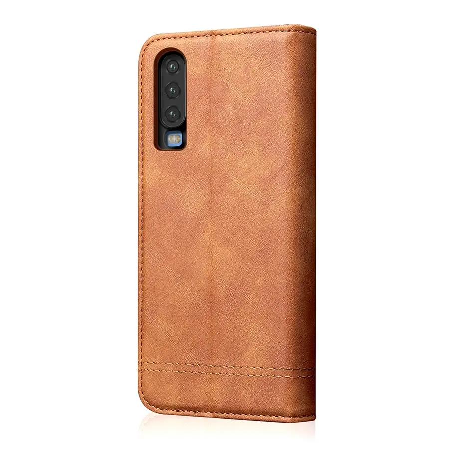 Винтажный элегантный флип-чехол-кошелек для huawei mate 20 Pro Lite из искусственной кожи Магнитный флип-чехол s для huawei P20 P30 Lite Pro Чехол - Цвет: Light brown