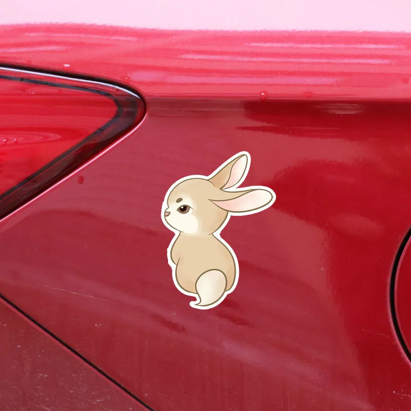 Наклейки милые животные кролик для Авто/бампер/окно/наклейка на стену наклейки DIY
