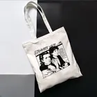 Сумка-тоут женская многоразовая, с мультяшным принтом очень странные дела, 2021