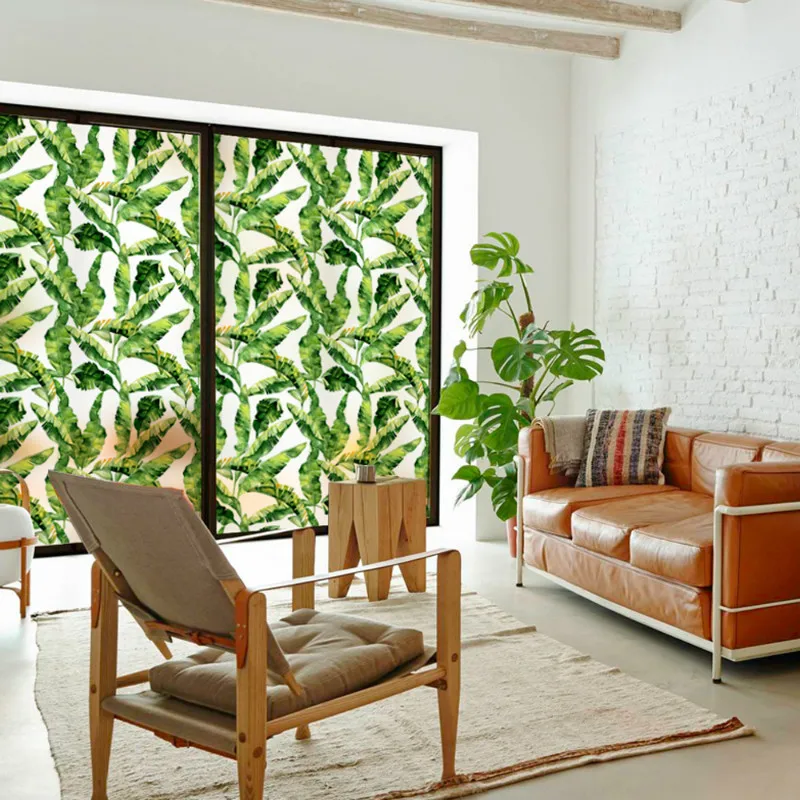 Виниловая непромокаемая пленка для окна 200 см со съемными стеклами без клея|decorative