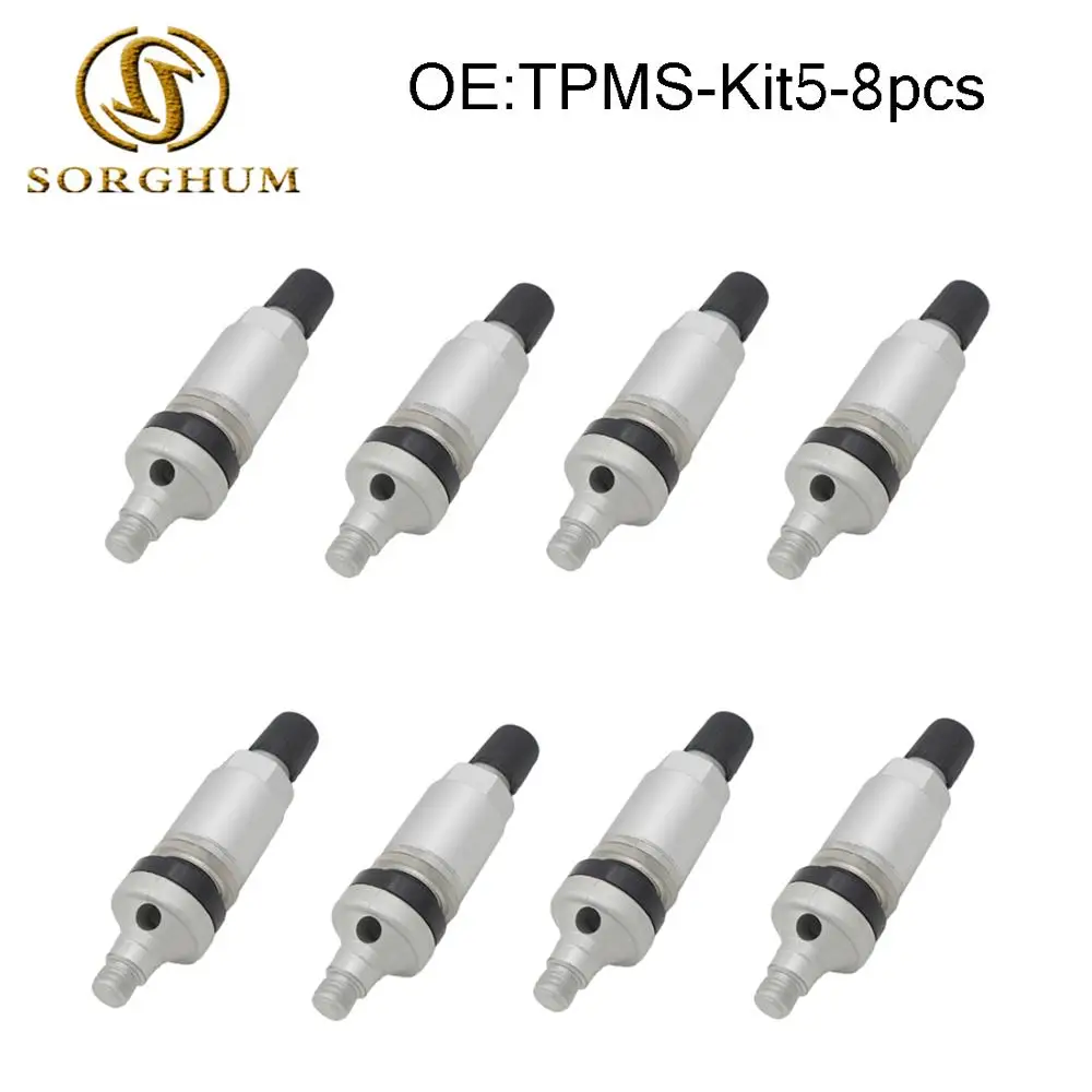 

8pcs TPMS-Kit5 Tire Pressure Sensor Valve Stems Rebuild Kit High Quality