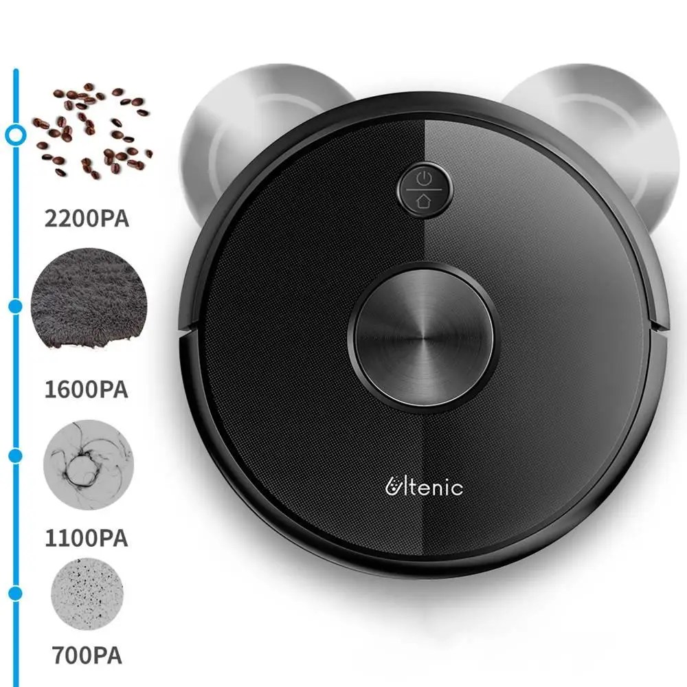 Proscenic Ultenic D5S робот пылесос Wi Fi и Alexa Управление 2200Pa Max всасывания супер тонкий авто
