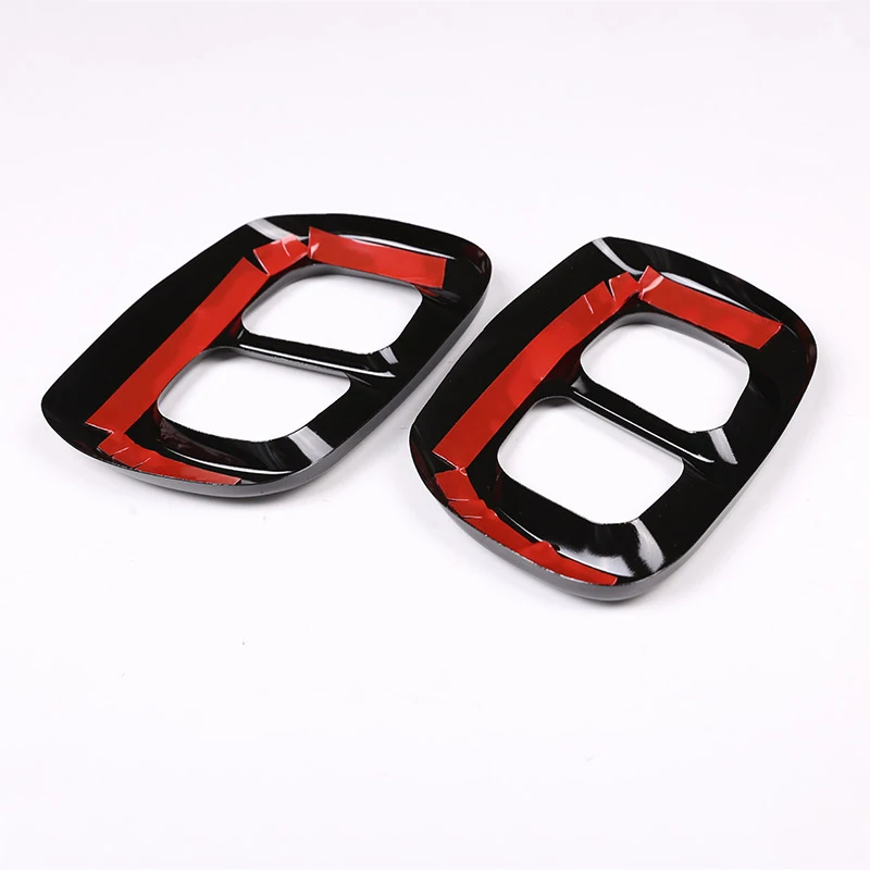 Автомобильный Черный глушитель выхлопной трубы из нержавеющей стали 2 шт.