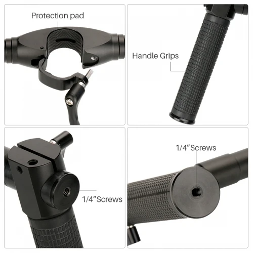 RS-DH04 Съемная двойная ручка ручные стабилизаторы аксессуары для Dji Ronin S Ronin SC Moza Air 2 монтажный монитор микрофон