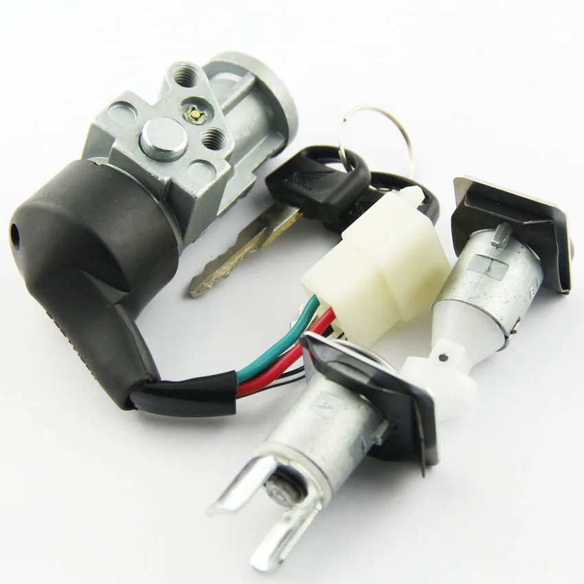 

Переключатель зажигания мотоцикла, крышка бензобака, набор ключей для блокировки сиденья для Honda CH80 Elite 1985 1986 1987-2007 35010-GV4-901