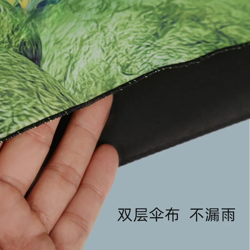 Детский двухслойный зонт полностью автоматический мультяшный складной для