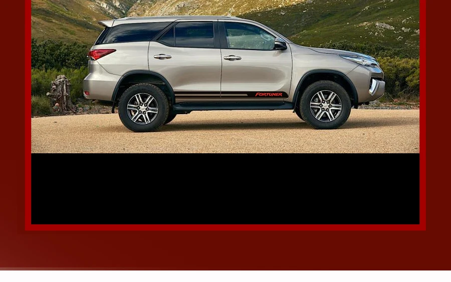 Автомобильная наклейка 2 шт. крутая гоночная полоса Боковая дверь графическая виниловая Защитная Наклейка на заказ для toyota FORTUNER