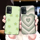 Чехол для OPPO Reno 5 Lite, силиконовый чехол Reno 4 5 Lite 4Lite 3 Pro 4Pro 5Pro 4G 5G 3Pro Ace Z, чехол с сердцем, черный чехол