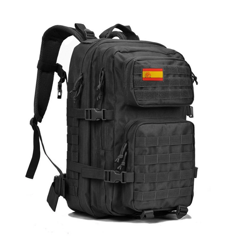 SPE Logo Black 45L тактический рюкзак военный мужской мешок 3P штурмовая атака большая армейская тактика Рюкзак Molle Открытый Туризм Кемпинг Охота - Цвет: SPE Logo Black