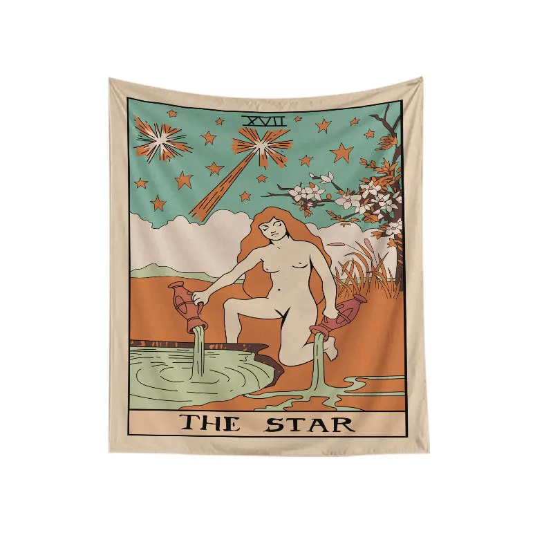 Фоновая ткань Taro декоративная подвесная настенное одеяло пляжное полотенце