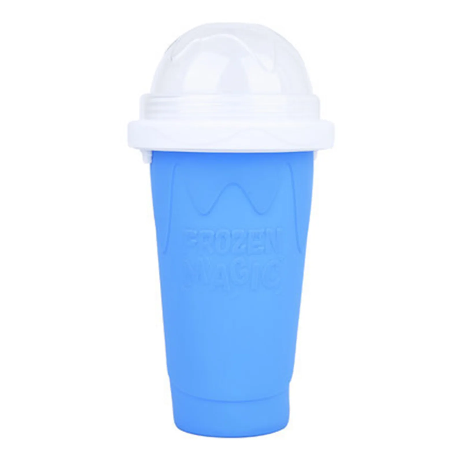 

Quick-frozen Smoothie Cooling Cup Household Ice Crusher Summer Milkshake Cup Food-grade Silicone Material Portable Cup BPA Free