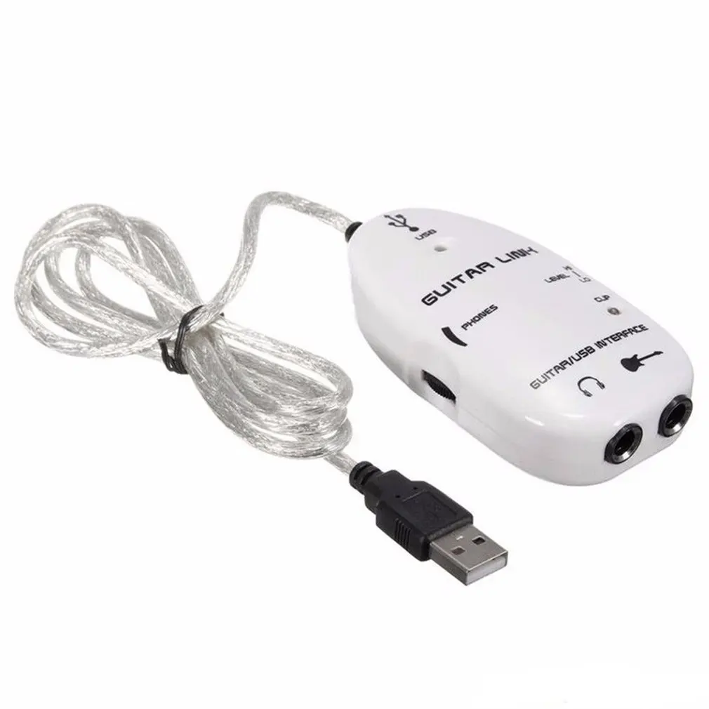 

Гитарный кабель аудио USB адаптер интерфейса для MAC/PC Аксессуары для записи музыки для гитары подарок ONLENY