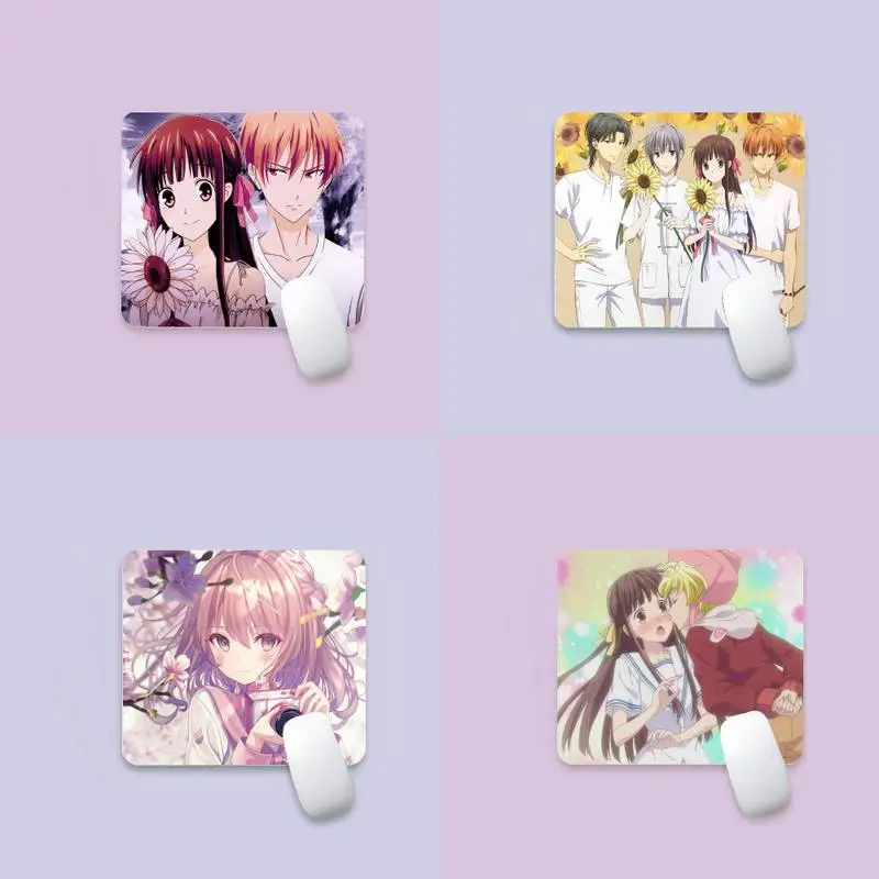 

Fruit Basket Anime Silicone Large/small Pad To Mouse Edge Native Rubber Special Game Mouse Pad Polyethylene Table Mat Non Slip