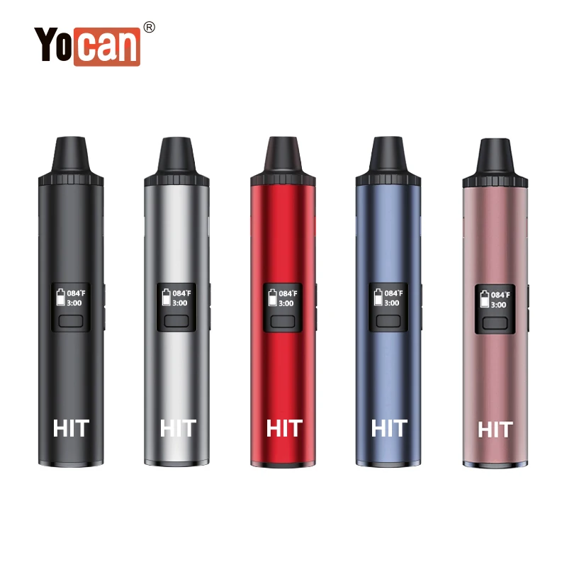 Оригинальный испаритель для сухих трав Yocan Hit батарея 1400 мАч и керамическая