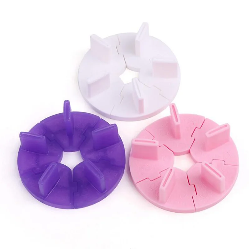 Подставка для практики маникюра Addfavor 5 шт. со съемной обучающей рамкой накладные