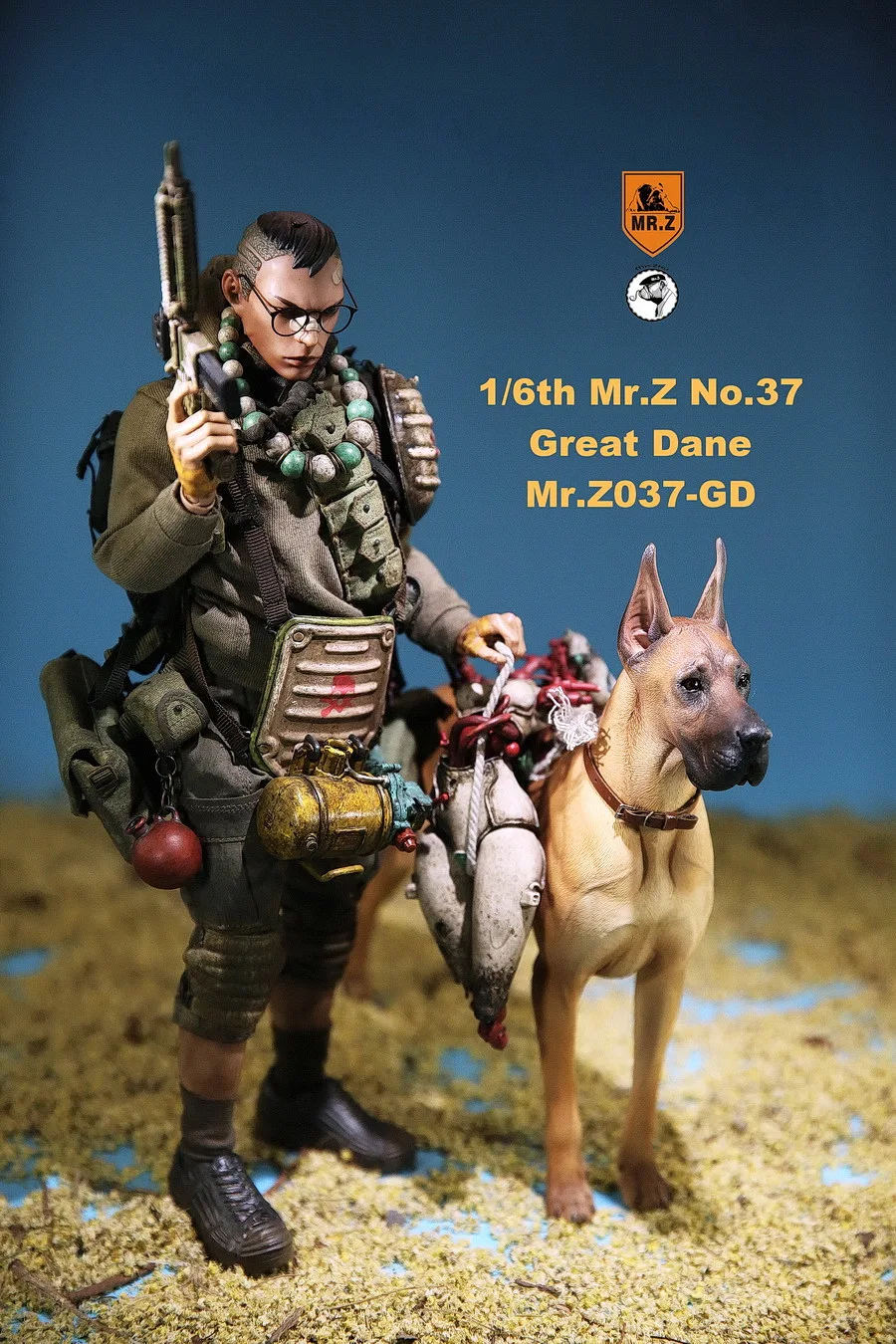 Модель Mr. Z Animal No.37: 1/6 немецкий великолепный Дейн (все 6 цветов) для фигурных