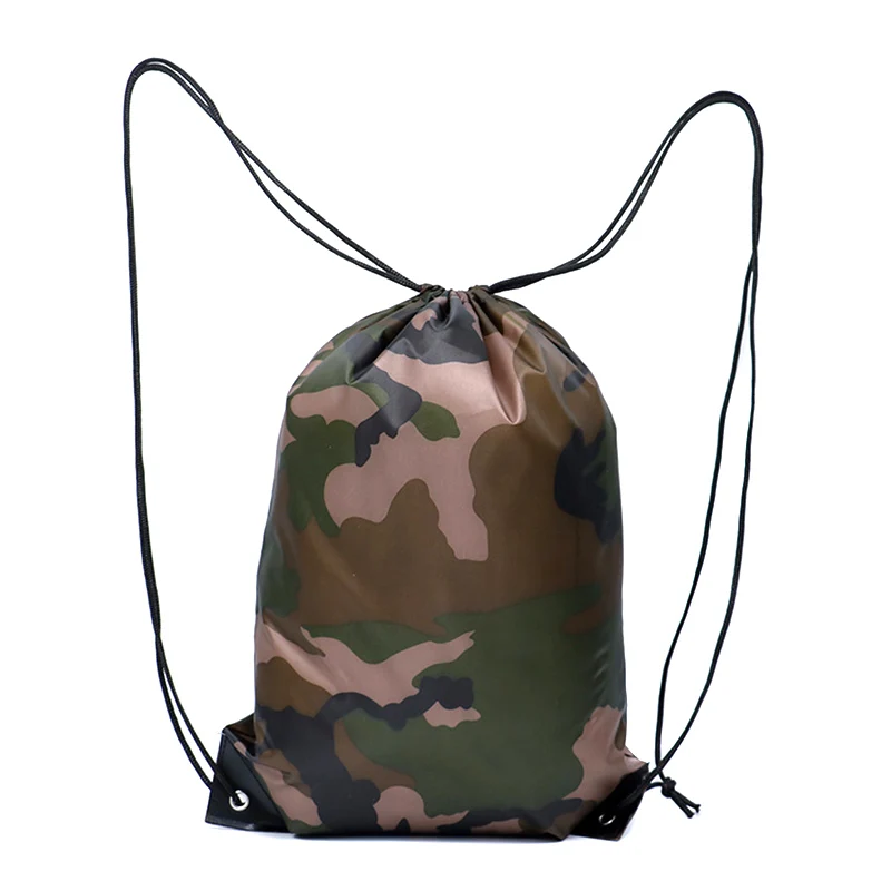 

Camouflage Backpack Drawstring Gym Bag Travel Sport Outdoor Bag Waterproof Oxford Bag Lightweight Camping Hiking Backpack BHD2