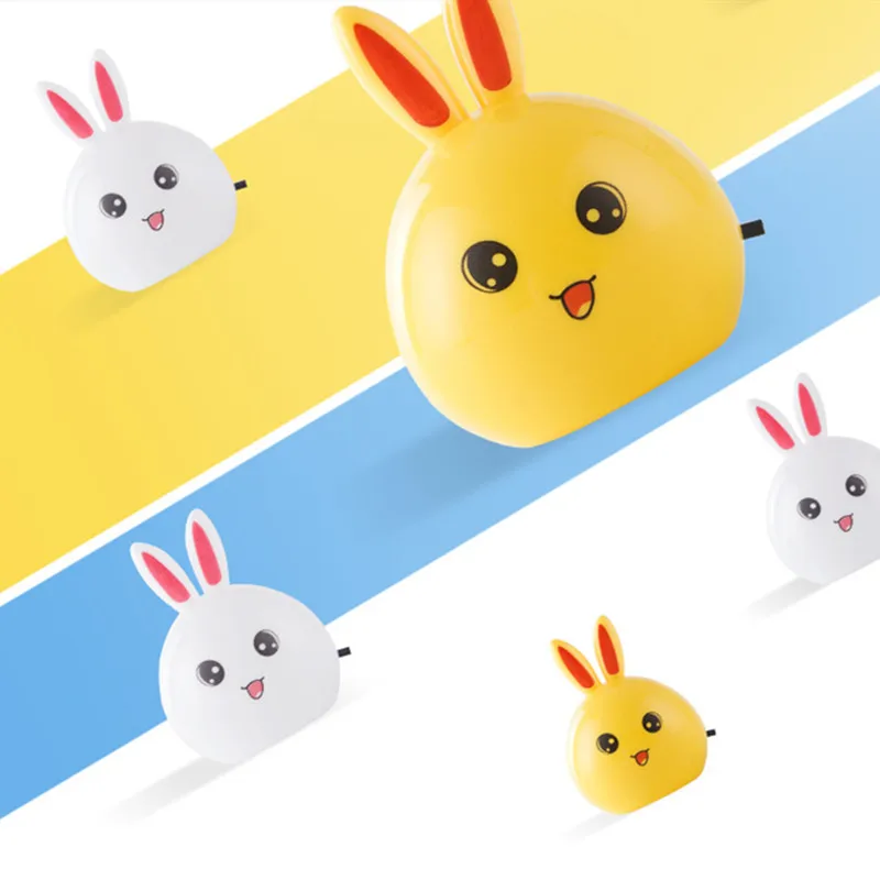 Светодиодный Ночной светильник аниме декор мультяшный кролик настенный для