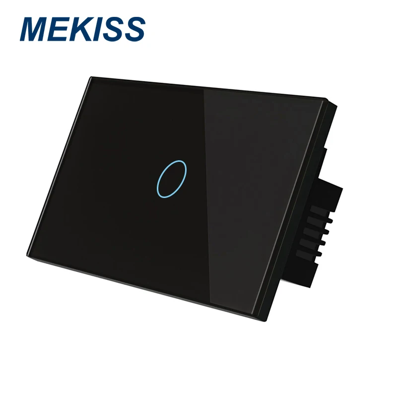 Сенсорный выключатель MEKISS США закаленное Хрустальное стекло настенный наклейка