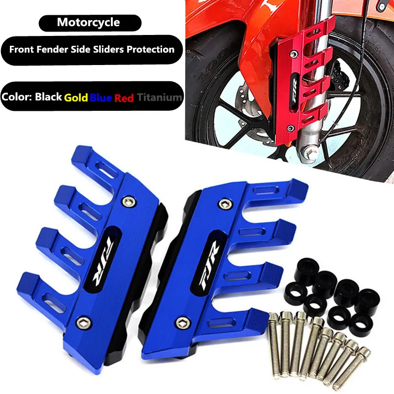 

Motorcycle CNC Aluminum Front Brake Disc Caliper Brake Caliper Guard Protector Cove logo For Yamaha FJR1300 FJR 1300 2015-2020