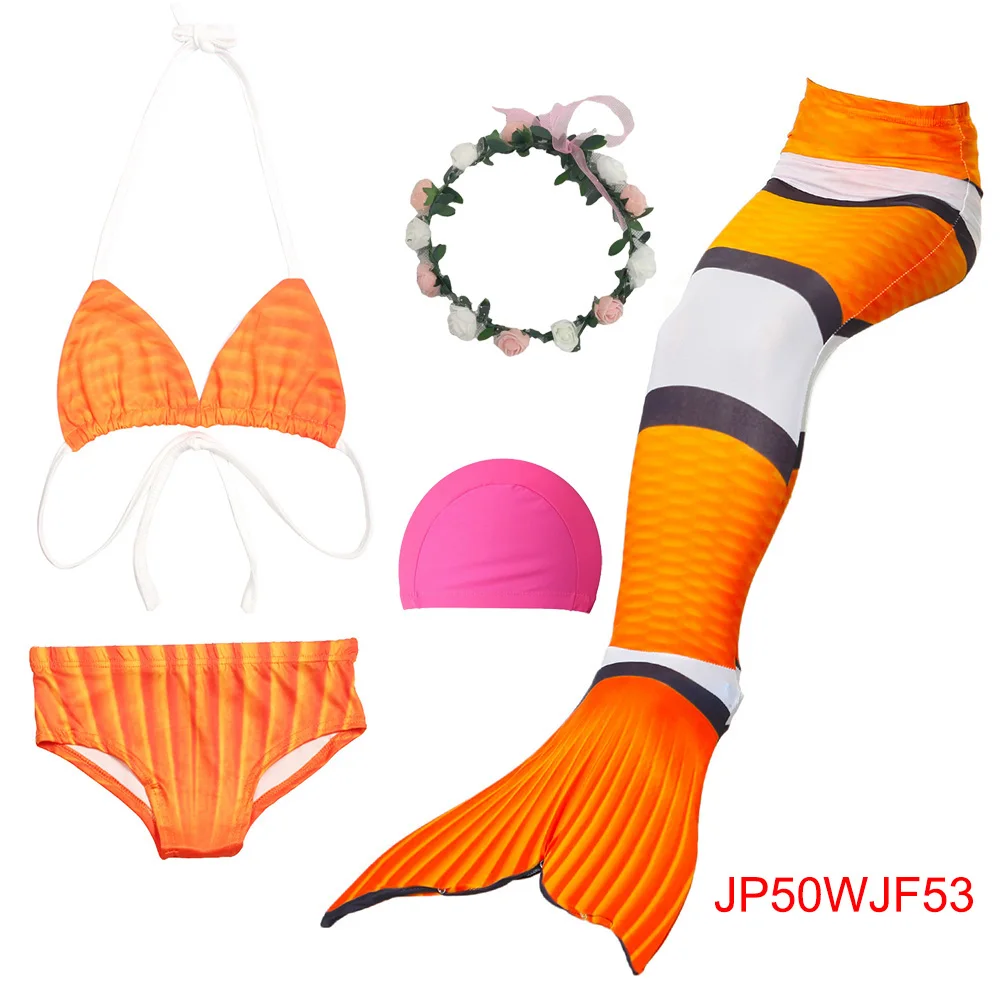 Костюм для купания Русалочка купальник бикини девочек одеяло хвост русалки с