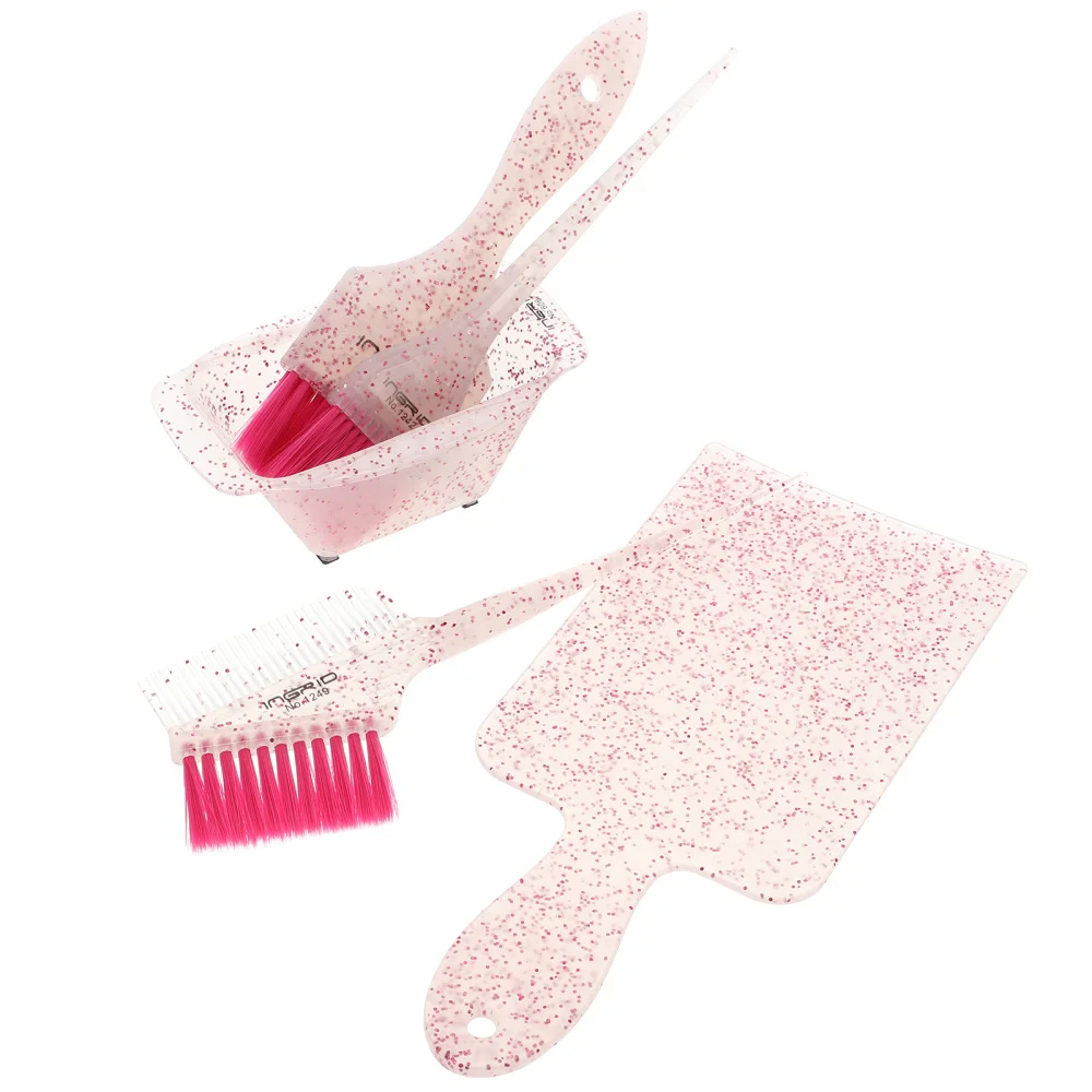 

5pcs Professional Hair Coloring Dye Brushes Bowl Board Salon Hair Color Brushes