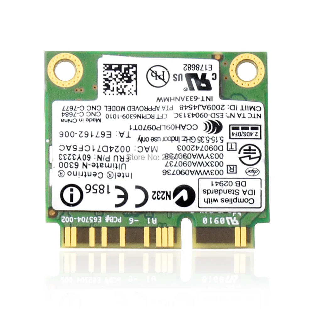 Ultimate N 6300 633ANHMW Wi Fi WLAN Card беспроводная сетевая карта для стационарного