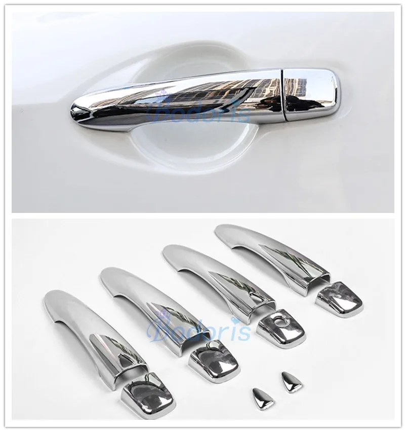 Цветная крышка дверной ручки из углеродного волокна с умным отверстием рамка для