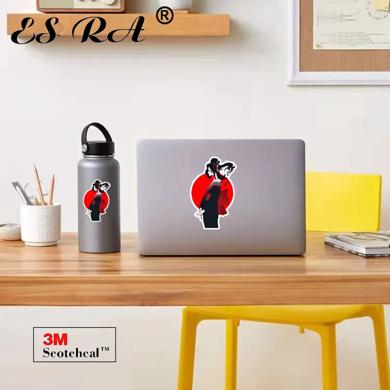 

Японские наклейки Yokai для ноутбука Futakuchi, наклейки, водонепроницаемые ПВХ матовые наклейки для автомобильного окна, мотоциклетного шлема, н...