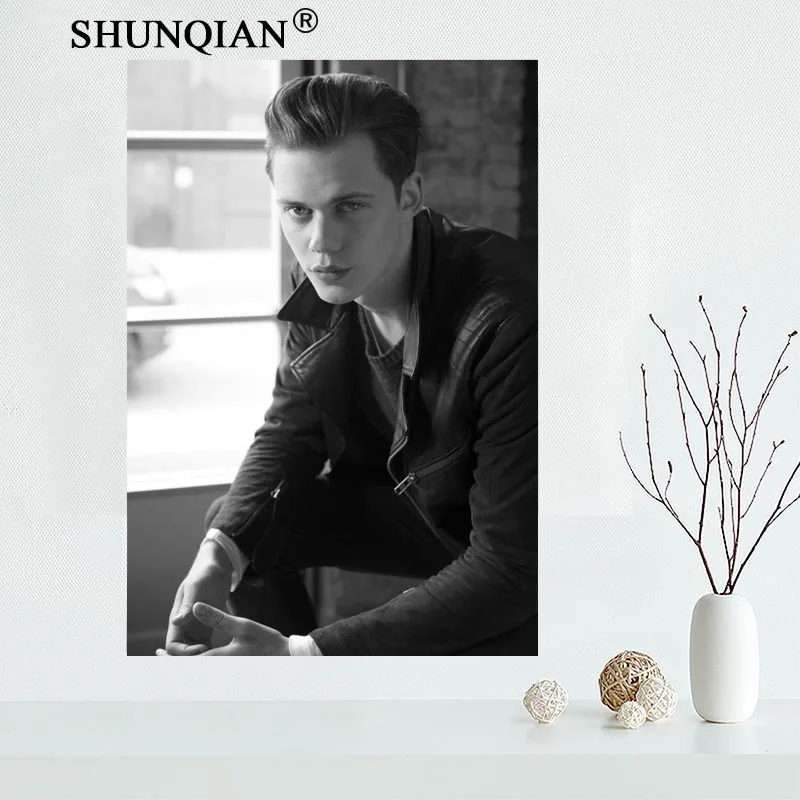 Пользовательский холст Настенный декор Билл скарсгард Красочный Плакат ткань