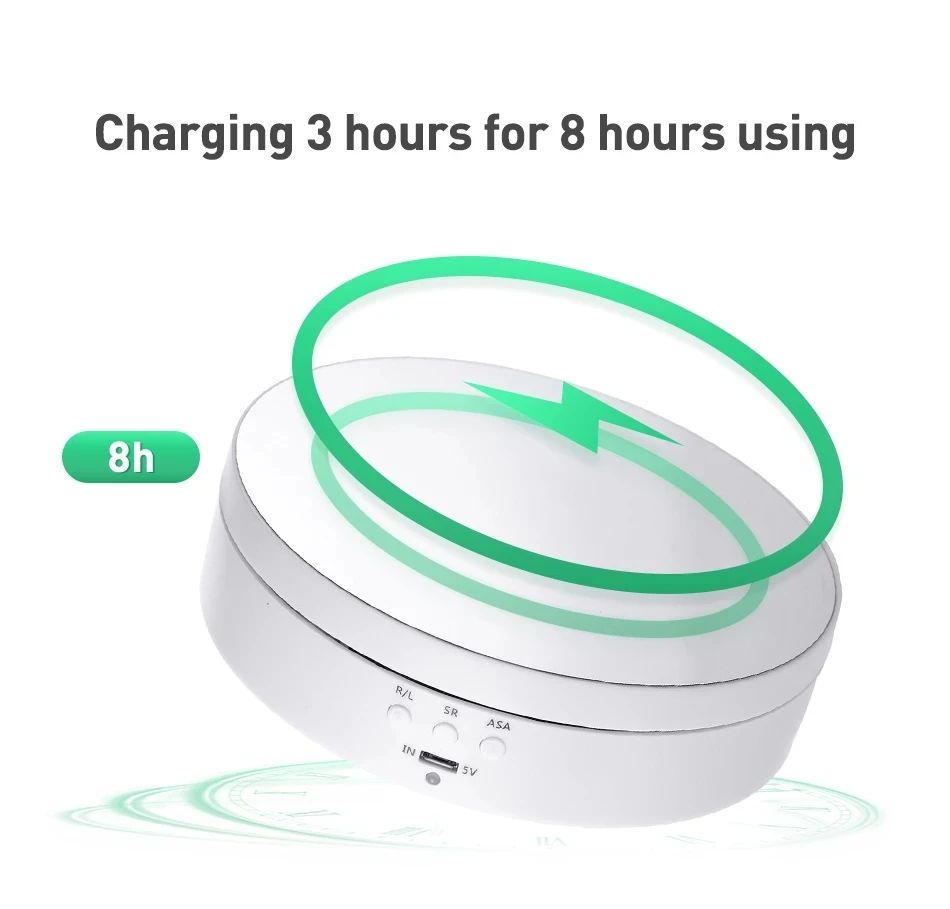 Подставка для фотографий с вращением на 360 градусов и автоматической