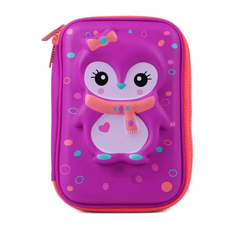 Милый чехол для карандашей с пингвином девочек большие канцелярские товары