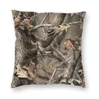 Камуфляжный чехол для подушки с изображением настоящего дерева, двусторонняя камуфляжная декоративная подушка для автомобиля