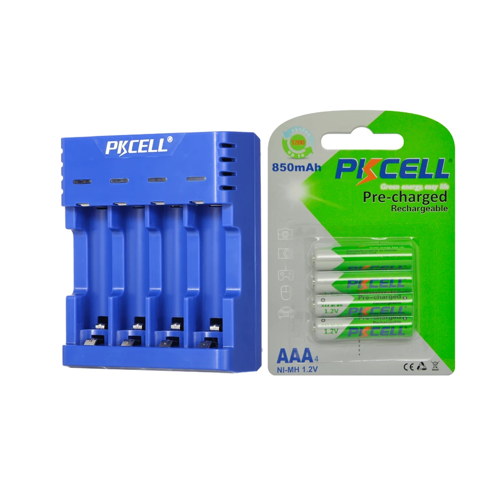 4 шт. перезаряжаемые никель-металлогидридные аккумуляторы 850 мАч | Электроника