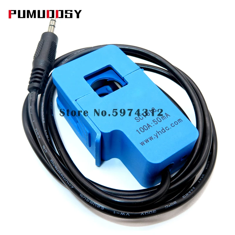 

10pcs 100A SCT013 Non-invasive AC Current Sensor Split Core Transformer New sct013000 SCT-013-000