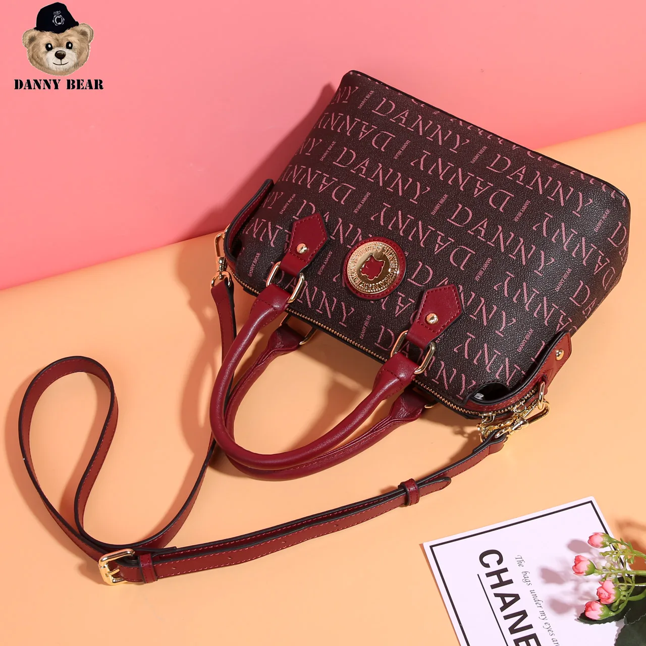 

Danny Bear Vintage Bag Plaid Series Shoulder Bag Causal Crossbody Bag For Women Causal Shoulder Bag DTB9916002