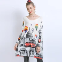 tee spring autumn womens casual tops abstract printed t shirt street o neck full sleeve loose long top girl clothing 2021
