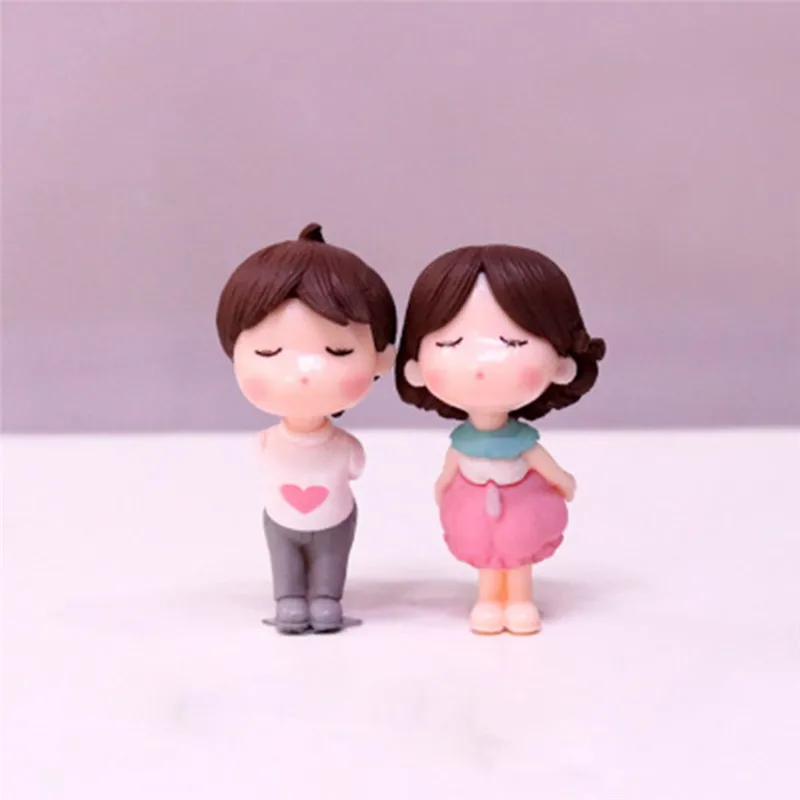 Куклы-целуи для пар 2 шт. маленькие украшения миниатюры ручной работы