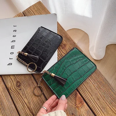 Держатель для карт из искусственной кожи Женский кошелек коровьей с