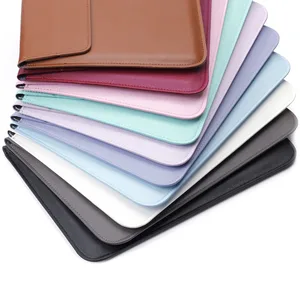 leather laptop bag 11 12 13 14 15 16 inch huawei case for macbook m1 air pro 2012 2021computer fabric sleeve cover accessories free global shipping