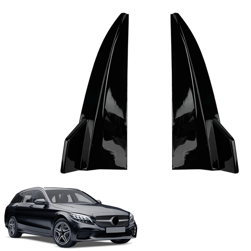 

AU04 -Car Rear Bumper Splitter Diffuser Spoiler Kit Scratch Protector for Benz C Class S205 Estate Wagon C180 C200 AMG