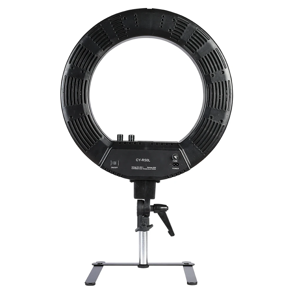 Светодиодный кольцевой светильник для фотостудии 18 дюймов 480 5500K приглушаемый