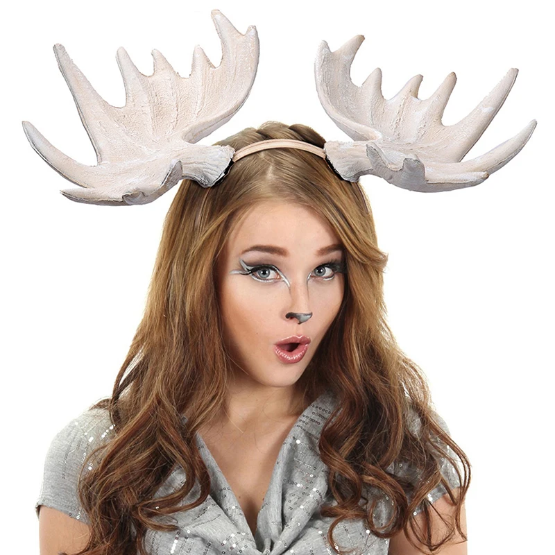 

Antler Headband Fawn Horn Headwear Cosplay Prop Photo Props For Halloween Carnival Party Cute Photography Props Headwears