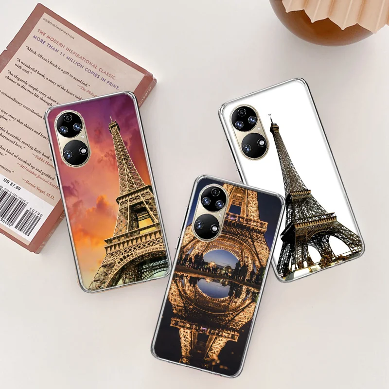 Чехол с Эйфелевой башней для Huawei P50 Pro P40 P30 Lite P20 P10 Mate 40 30 20 10 |