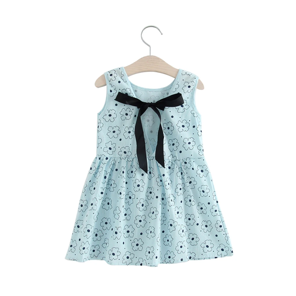 New 2-7y Girls Clothing Summer Girl Dress Children Kids Berry Back V Cotton Vest dress Clothes | Детская одежда и обувь